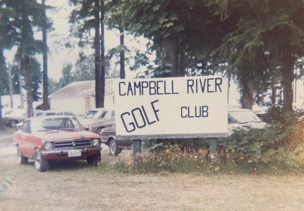 Old photo of the golf course from 1961